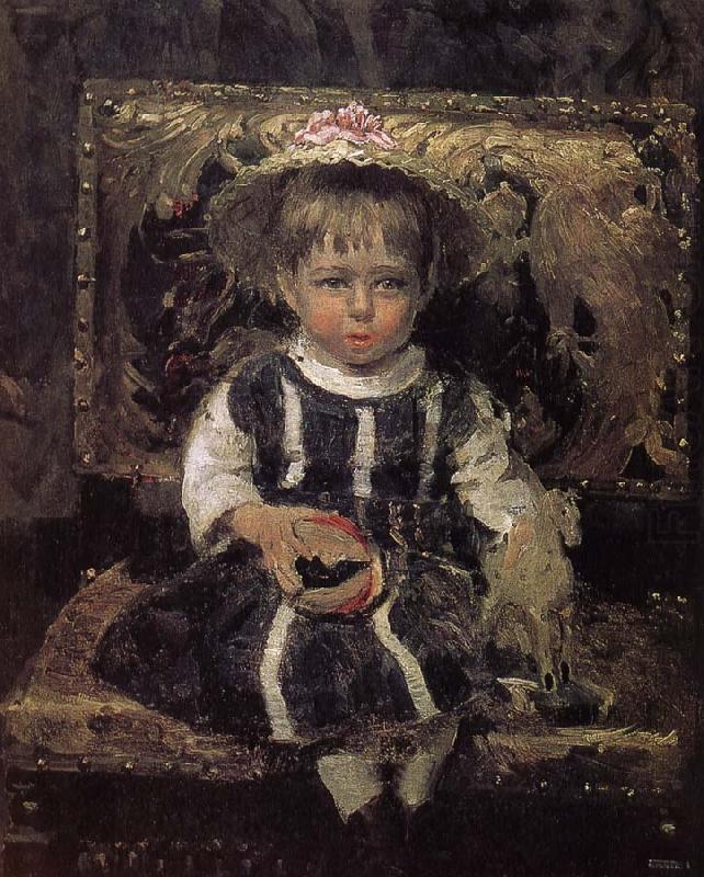 Ilia Efimovich Repin Artist daughter china oil painting image